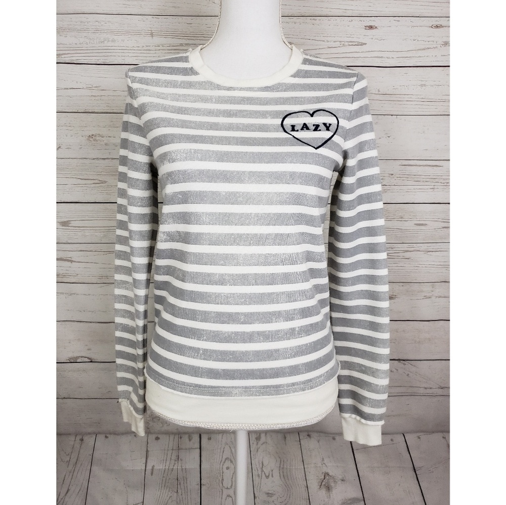 Striped "Lazy" sweatshirt